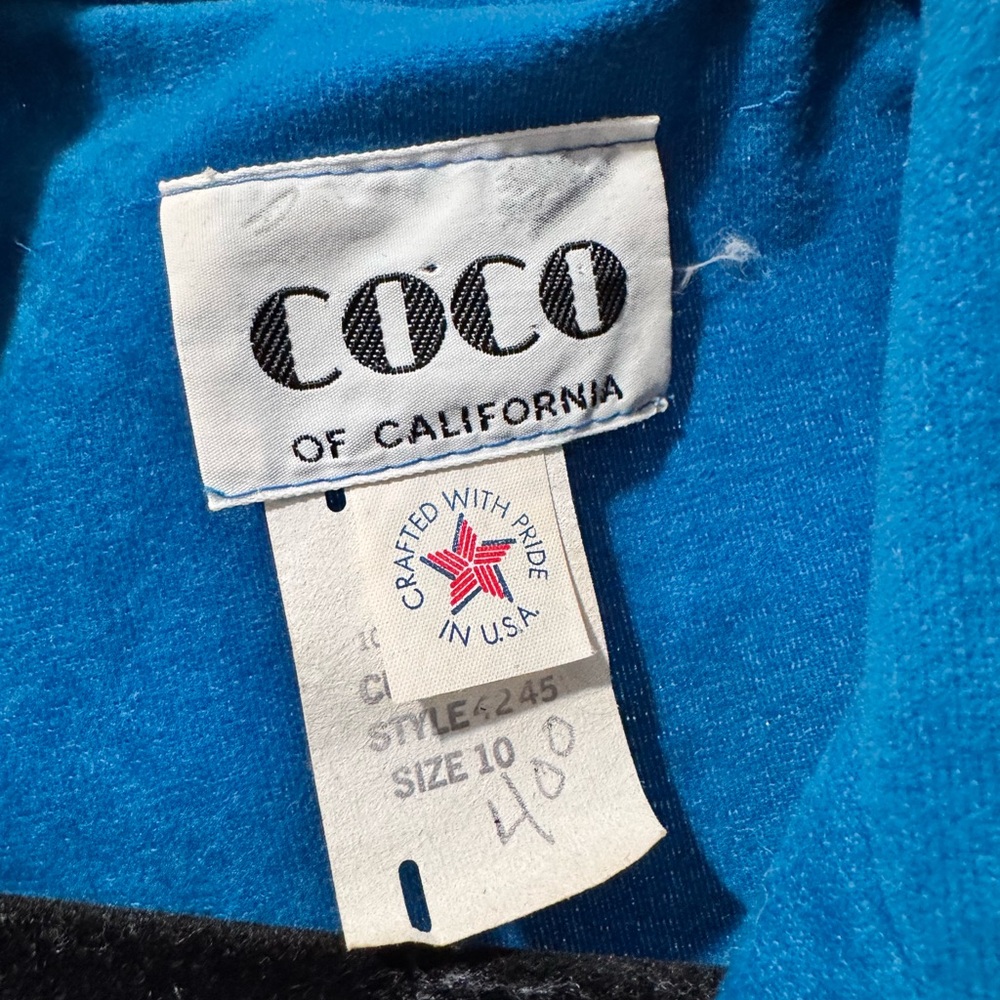 Coco of California Vintage Blue Dress